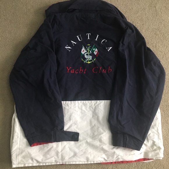 Vintage Nautica Yacht Club Reversible 